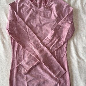 Figs Mauve Long-Sleeve Salta Top